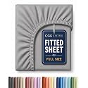 Full Fitted Sheet - Single Fitted Sheet Only - Cooling - Heathered Grey