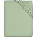 Utopia Bedding Fitted Sheet King, Sage - Deep Pocket 14 inch - Easy Care - Soft Brushed Microfibre Fabric - Shrinkage and Fade Resistant - Bottom Sheet