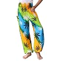 Full Funk Rayon Smock Waist Child Lounging Comfortable Elephant Aladdin Pants