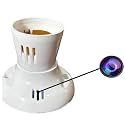 securinnov 1080p WiFi Bulb Holder Security Camera | Smart Camera with Motion Detection, Night Vision, Loop Recording &amp; App Control – Supports Cloud &amp; 64GB SD Card (Holder Camera)