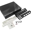 Full Housing Case Cover Shell with Buttons Replacement for Wii Console (Black)