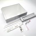 Full Housing Case Cover Shell with Buttons Replacement for Wii Console (Silver)