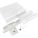 Full Housing Case Cover Shell with Buttons Replacement for Wii Console (White)