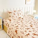 Full Sheet Set Kids - West Cowboy 4 Pieces Soft Microfiber Cartoon Style Bedsheets for Boys Girls Teens, Oeko TEX Breathable 15 Inch Deep Pocket Sheets(Yellowstone)