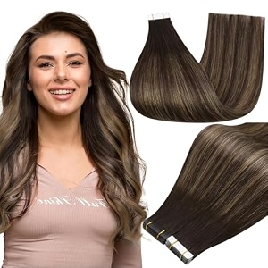 Full Shine Tape In Hair Extensions Human
