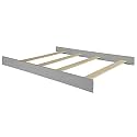 Full-Size Solid Wood Conversion Kit Bed Rails for Evolur Convertible Cribs