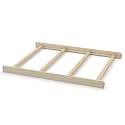 Full-Size Solid Wood Conversion Kit Bed Rails for Evolur Convertible Cribs