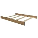 Full-Size Solid Wood Conversion Kit Bed Rails for Evolur Convertible Cribs