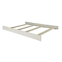 Full-Size Solid Wood Conversion Kit Bed Rails for Evolur Convertible Cribs