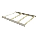 Full-Size Solid Wood Conversion Kit Bed Rails for Evolur Convertible Cribs