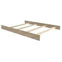 Full-Size Solid Wood Conversion Kit Bed Rails for Evolur Convertible Cribs