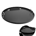 Full Size Griddle Inserts for Weber 22" Charcoal Grills, Flat Top Griddle for Weber 22" Original Kettle, Master-Touch and Performer Deluxe Charcoal Grill, Compatible Other 22 inch Round Grills