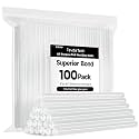 Full Size Hot Glue Sticks 100 Pack, 0.43" x 8", Clear Multi-Temp