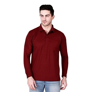 Full Sleeve Mens Polo T-Shirt Regular