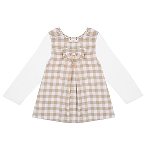 Full-Sleeves Checkered sress for Girls