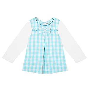 Full-Sleeves Checkered sress for Girls