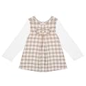 Full-Sleeves Checkered sress for Girls