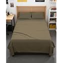 Full XL Sheets - 4 Piece Full XL Sheet Set - Breathable &amp; Cooling - Khaki