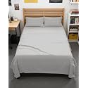Full XL Sheets - 4 Piece Full XL Sheet Set - Soft &amp; Cooling - French Grey