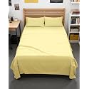 Full XL Sheets - 4 Piece Full XL Sheet Set - Breathable &amp; Cooling - Yellow