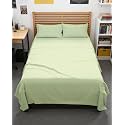 Full XL Sheets - 4 Piece Full XL Sheet Set - Breathable - Light Sage Green