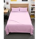 Full XL Sheets - 4 Piece Full XL Sheet Set - Cool &amp; Breathable - Light Pink