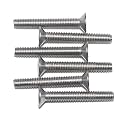 Fullerkreg 18-8 Stainless Steel Hex Drive Flat Head Screw M8 x 1.25 mm Thread, 45 mm Long,Packs of 10