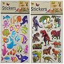 New Plastic Foam Sticker in Multi Shapes (Dionosaur-Fish)