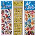 New Plastic Foam Sticker in Multi Shapes (Birds-Emoji-Fishes)