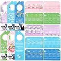 Fullhawl 100 Pcs Real Estate Door Hangers, 3.15 x 9.25 Inch, Plant