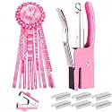 Fullhawl 3 Pcs Homecoming Mum Supplies, Stapling Set for DIY Crafts, Pink
