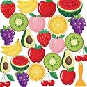 Fullhawl 30 Pcs Fruit Non Slip Shower Stickers, Colorful Bathtub Safety