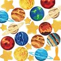 Fullhawl 30 Pcs Planet Non Slip Shower Stickers, Bathtub Safety