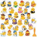 Fullhawl 30 Pcs Rubber Duck Non Slip Shower Stickers, Bathtub Safety
