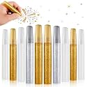 Fullhawl 50 Pcs Glitter Glue Pens Non-Toxic for Art Projects, 3 Colors