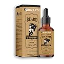 Fulllight Tech Beard Growth Oil 30ml for Men – Organic Beard Oil with Argan, Almond, Rosemary & Cedarwood – Promotes Thicker Fuller Beard, Reduces Patchiness, Softens & Conditions – Non Greasy Formula