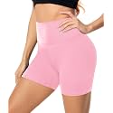 FULLSOFT High Waisted Biker Shorts for Women-5" Tummy Control Fitness Athletic Workout Running Yoga Gym Shorts