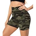 FULLSOFT High Waisted Biker Shorts for Women-5" Tummy Control Fitness Athletic Workout Running Yoga Gym Shorts