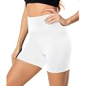 FULLSOFT High Waisted Biker Shorts for Women-5" Tummy Control Fitness Athletic Workout Running Yoga Gym Shorts
