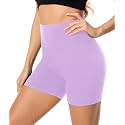 FULLSOFT High Waisted Biker Shorts for Women-5" Tummy Control Fitness Athletic Workout Running Yoga Gym Shorts