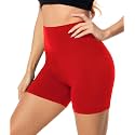 FULLSOFT High Waisted Biker Shorts for Women-5" Tummy Control Fitness Athletic Workout Running Yoga Gym Shorts