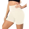 FULLSOFT High Waisted Biker Shorts for Women-5" Tummy Control Fitness Athletic Workout Running Yoga Gym Shorts