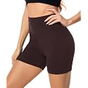 FULLSOFT High Waisted Biker Shorts for Women-5" Tummy Control Fitness Athletic Workout Running Yoga Gym Shorts