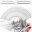 Fulmoon 40 Pcs Blending Stumps Set, Paper Art Blenders for Drawing Sketch Shading Pencil Oil Pastel Blender Tools Drawing Supplies for Charcoal Graphite Pastel Ideal for Artists Students and Beginners
