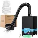 FumeClear FC-2001S Solder Fume Extractor Portable, Activated Carbon Filter