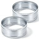 Fumete 2 Pack 14 Inch Duct Connector, Galvanized Steel Splice Collars