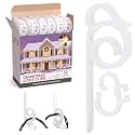 Fumete 50 Pcs Christmas Light Clips Gutter Clips for String Lights