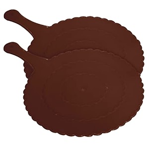 fun homes plastic lightweight handfanhath pankhabeejna for natural cooling air home decor and travel useful pack of 2 brown