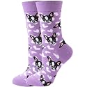 Fun Socks for Women, Rainbow Design,Stocking Stuffers, Size 6-12