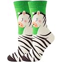 Fun Socks for Women, Rainbow Design,Stocking Stuffers, Size 6-12